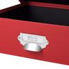 Rossler Soho A4 Paper Box with Index Holder and Handle - Red view 3