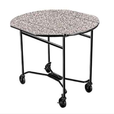Lakeside Geneva Regular Style Standard Round Table Room Service Table, 40 x 40 x 30 inch Leaves Up Overall Size - 1 each.