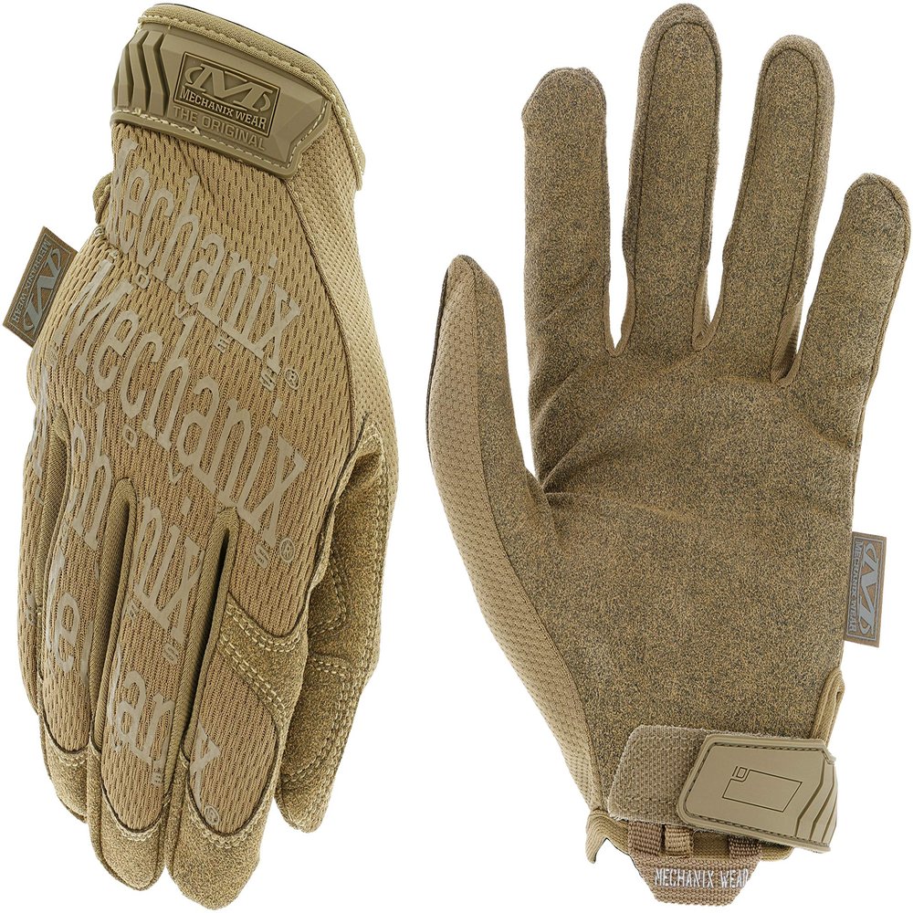 Mechanix Wear: The Original Coyote Tactical Work Gloves with Secure Fit, Flexible Grip for Multi-purpose Use, Durable Touchscreen Safety Gloves for Men (Large, Coyote Brown)