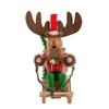German Incense Smoker Rudolph with Sleigh - 25cm / 10 inch - Steinbach view 1