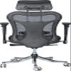 Balt Ergo EX Executive Mesh Office Chair, Ergonomically Adjustable, 28-Inch by 24-Inch by 51-Inch, Black (34434) view 4