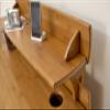 Legar Furniture Accessory Desk Shelf, No Tool Assembly Adjustable Shelf, Amber view 4