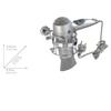 Wenko Soporte para secador Power-Loc, Sion, Chrome view 3