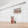 Metaltex Shelf Lonardo Small 35x7x19 cm, Metal, Silver, 6.9 x 34.8 x 18.7 cm view 2