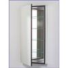 Robern MP24D8FLE Flat Mirrored Door, 23-1/4"W x 39-3/8"H, Left Hand Hinge, Electric Outlet Shelf and Door Defogger, 8"D (MP24D8FPLE) view 1