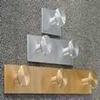 GLARO Coat Hook, 1 Hook, 3-1/2 in W, Satin Alumin view 1