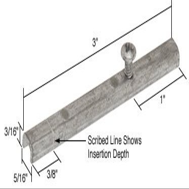 9/16" Spiral Balance Pivot Bar - Package