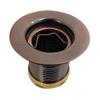 Westbrass D218-11 Junior Bar and Laundry Sink Drain Assembly with Removable Strainer Basket, Antique Copper view 2
