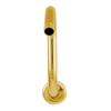 Westbrass 1/2" IPS x 8" S-Shaped Shower Arm and Flange, Polished Brass, D303-81-01 view 4