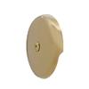Westbrass D328-01 One Hole Tub Overflow Faceplate with Screw, Polished Brass view 2