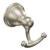 Moen YB2203BN Brantford Traditional Double Robe or Towel Hook for Kitchen or Bathroom, Brushed Nickel view 2