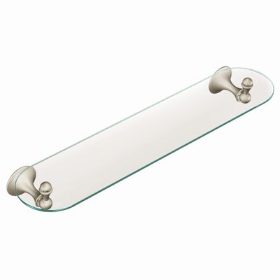 Moen DN7790BN Lounge Bathroom Vanity Shelf, Brushed Nickel