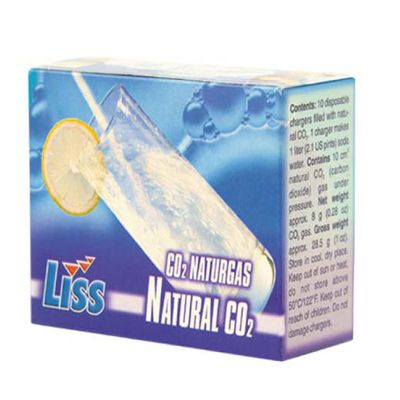 Liss CO2 Soda Siphon Charger Set 8 Gram 10 Pack