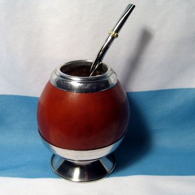 ELEGANT MATE GOURD YERBA TEA WITH STRAW BOMBILLA KIT HEALTHY DRINK SET 0062 SHIPS FROM USA
