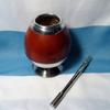 ELEGANT MATE GOURD YERBA TEA WITH STRAW BOMBILLA KIT HEALTHY DRINK SET 0062 SHIPS FROM USA view 2
