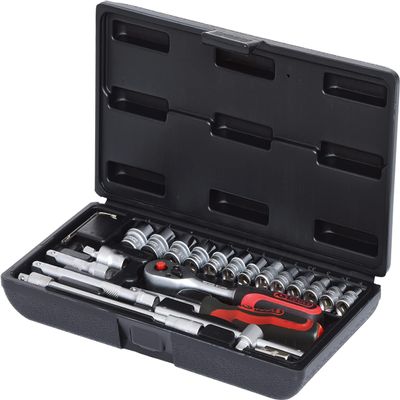 1/4" Socket set, 25 pcs