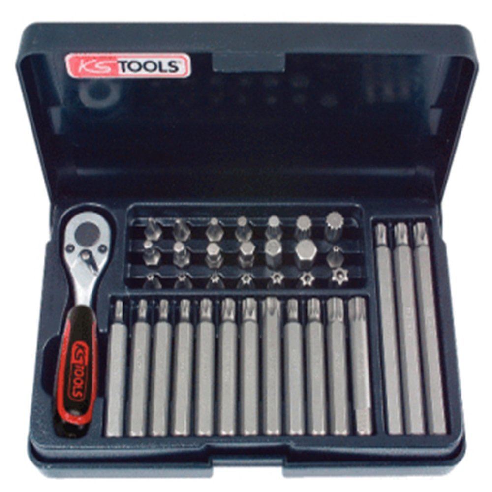 KS TOOLS 4042146073032 SK Hand Tool 10mm Classic Bit Set, 37 Pcs