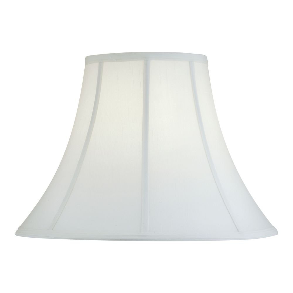 Eggshell Silk Bell Lamp Shade with Spider Assembly