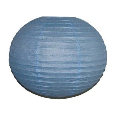 2 Pack - Party Paper Lantern-Round 12"-Luau Supplies- Oriental/Chinese Lamps - Light Blue
