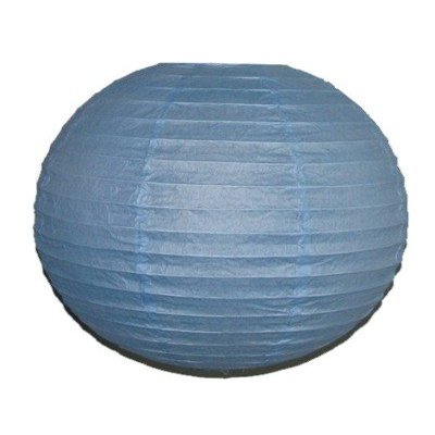 2 Pack - Party Paper Lantern-Round 12"-Luau Supplies- Oriental/Chinese Lamps - Light Blue