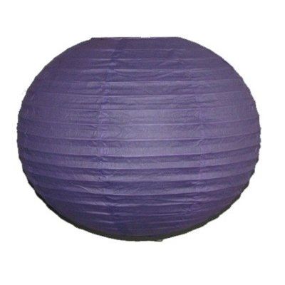 2 Pack - Party Paper Lantern-Round 12"-Luau Supplies- Oriental/Chinese Lamps - Lavender