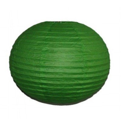2 Pack - Party Paper Lantern-Round 12"-Luau Supplies- Oriental/Chinese Lamps - Lime Green