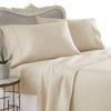 Luxurious 300 Thread Count Egyptian Cotton 300TC Duvet Set and 2 Shams, California King, Beige Solid 300 TC view 1