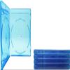 (5) Empty Standard DOUBLE Blue Replacement Boxes / Cases for Blu-Ray Disc Movies #BR2R12BL view 1