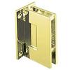 C.R. LAURENCE GEN037BR CRL Brass Geneva 037 Series Wall Mount Full Back Plate Standard Hinge view 1