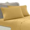 Luxurious 8PC King 300 Thread Count Bed in a Bag - Gold Solid Sheet Set, Duvet Set & Down Alternative view 1