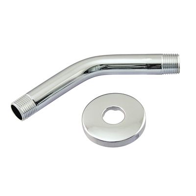 Westbrass 1/2" IPS x 6" Shower Arm, Polished Chrome, D300-1-26