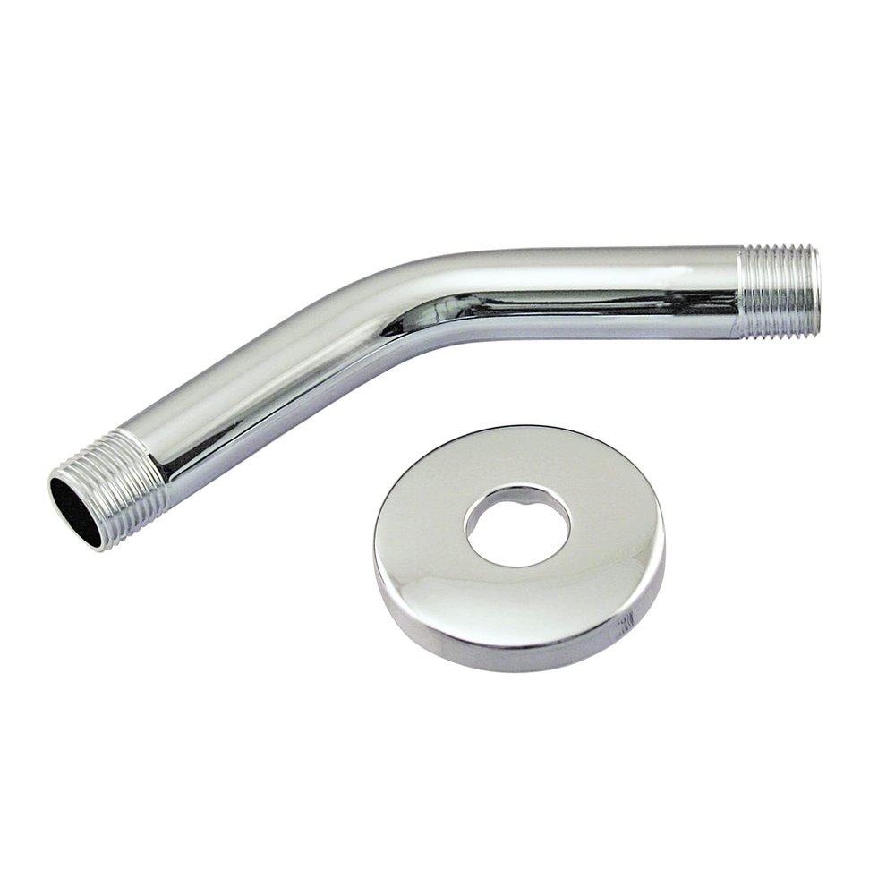 Westbrass 1/2" IPS x 6" Shower Arm, Polished Chrome, D300-1-26