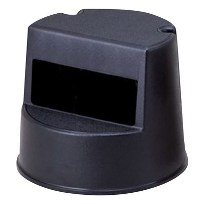 13"HX16"DIA STEP STOOL BLACK