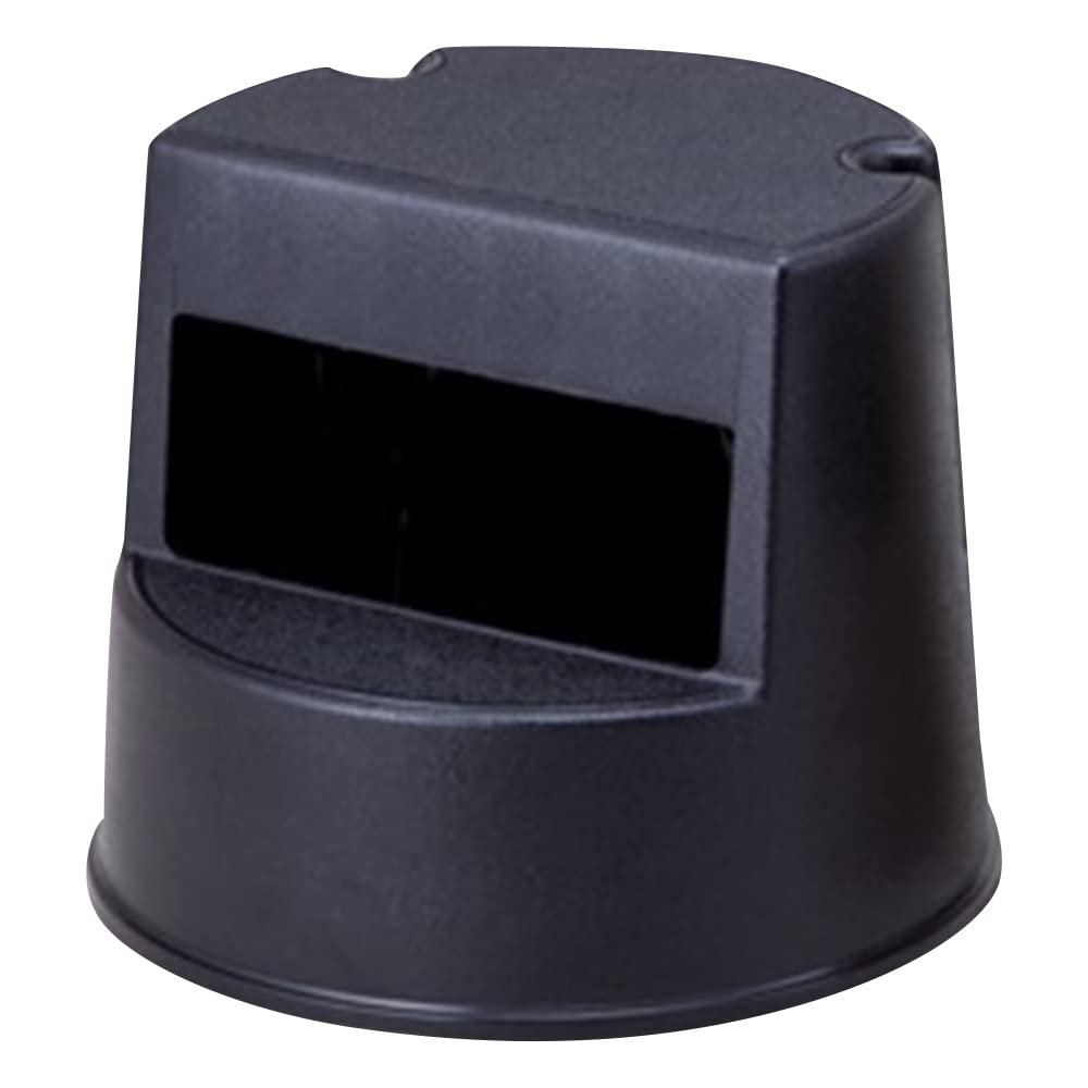13"HX16"DIA STEP STOOL BLACK
