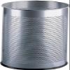 Durable Umbrella Stand Silver | Made from Strong Stainless Steel | Perforated Design to Help Air Flow & Drying | 28.5 Litre Capacity view 1