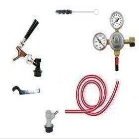 1 Tap Chrome Faucet Ball Lock Beer Kegerator Kit (Low Flat Rate Shipping)