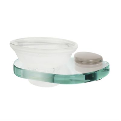 Alno A8930-SN Euro Modern Soap Dish, 6-11/16", Satin Nickel