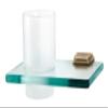 Alno A7970-PA Geometric Transitional Tumbler Holder, 6-3/4", Polished Antique view 2