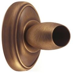 Alno A8046-PB Classic Traditional Shower Rod Brackets, 1-3/4", Polished Brass