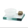 Alno A7930-PA Transitional Geometric Soap Dish, 6-3/4", Polished Antique view 1