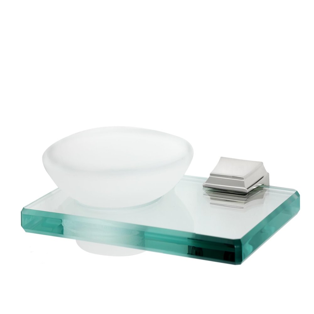 Alno A7930-PC Transitional Geometric Soap Dish, 6-3/4", Polished Chrome