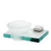 Alno A7930-PC Transitional Geometric Soap Dish, 6-3/4", Polished Chrome view 1