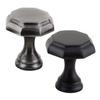 Alno A828-1-PN Traditional Octagon Knob view 1