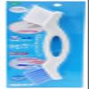 OHE Brush, White, Approx. Height 9.8 x 2.0 x 0.7 inches (25 x 5 x 1.7 cm), Quick Grout Brush, Bath Cleaning view 1