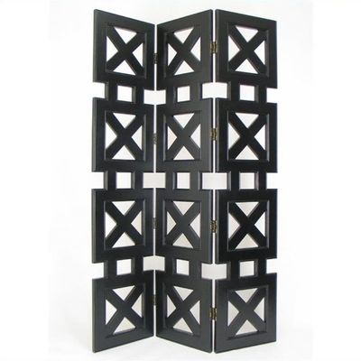 Wayborn Hunter Room Divider in Antique Black