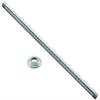 Westbrass 1/2" IPS x 24" Ceiling Mounted Shower Arm with Flange, Polished Chrome, D3624A-26 view 1