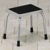 CLINTON STEP STOOLS Chrome step stool Item# T-40 view 1