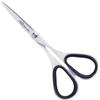 ALLEX Mini Skinny Scissors for Office 3.9", All Purpose Slim & Thin Low Profile Scissors, Made in JAPAN, All Metal Sharp Japanese Stainless Steel Blade with Non-Slip Soft Ring, Black view 1