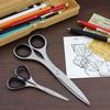ALLEX Mini Skinny Scissors for Office 3.9", All Purpose Slim & Thin Low Profile Scissors, Made in JAPAN, All Metal Sharp Japanese Stainless Steel Blade with Non-Slip Soft Ring, Black view 3