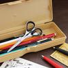 ALLEX Mini Skinny Scissors for Office 3.9", All Purpose Slim & Thin Low Profile Scissors, Made in JAPAN, All Metal Sharp Japanese Stainless Steel Blade with Non-Slip Soft Ring, Black view 4